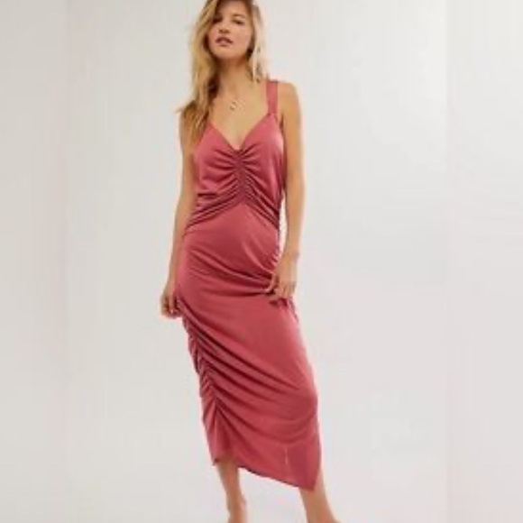 BNWT Free People Midi Dress - Picture 1 of 3